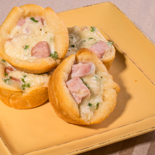 Swiss Cheese & Ham Tartlets