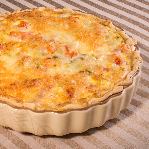 Ham, Asparagus & Swiss Quiche